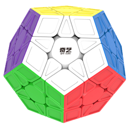 stickerless Zauberwürfel Speedcube QiYi Megaminx 