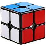 YongJun GuanPo V2 2x2x2 Magic Cube Black