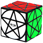 QiYi MoFangGe Pentacle Cube Black