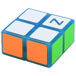 Zcube 1x2x2 Magic Cube Puzzle Luminous Blue