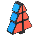 Zcube 1x2x3 Christmas Tree Magic Cube Puzzle Black