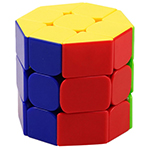 HE SHU Octagonal Barrel Stickerless Cube