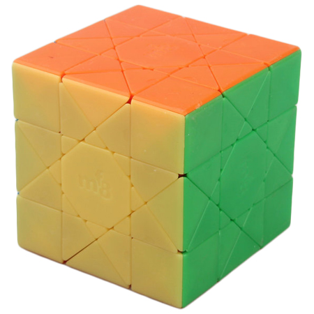 MF8 SUN Cube Hexahedron 66mm Series Magic Twist Puzzle Solid Color Stickerless 