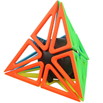 Funs limCube Framework Pyraminx Stickerless Cube Puzzle