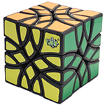 LanLan Mosaic Magic Cube Puzzle Black