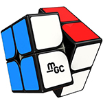 YongJun MGC Magnetic 2x2x2 Speed Cube Black
