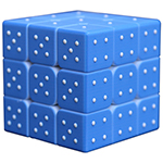 CB Brailled 3x3x3 Magic Cube