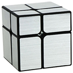 YongJun 2x2x2 Brushed Mirror Block Cube Silvery