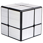 QiYi 2x2x2 Brushed Mirror Block Cube Silvery