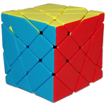 FanXin 4x4x4 Axis Magic Cube Stickerless