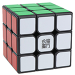 YongJun YuLong V2 M 3x3x3 Magnetic Magic Cube Black
