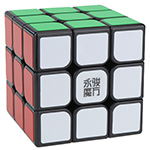 YongJun YuLong M 3x3x3 Magnetic Magic Cube Black