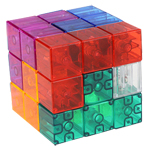 YongJun Magic Magneic Cube Building Blocks Transparent Rando...