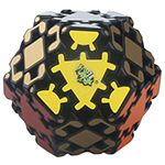 LanLan Gear Hexadecahedron Magic Cube Black 