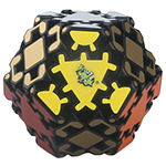 LanLan Gear Hexadecahedron Magic Cube Black