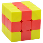 FanXin 2-color Chips 3x3x3 Magic Cube Puzzle