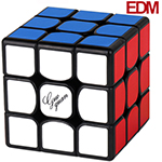 GuoGuan Yuexiao EDM Magnetic 3x3x3 Speed Cube 56mm Black