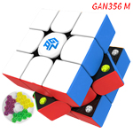 GAN356 M Magnetic 3x3x3 Stickerless Speed Cube, Standard Version