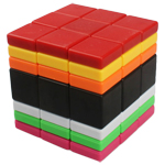 C4U Mixed Color 3x3x7 Magic Cube Randomly Mixed