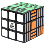WitEden 3x3x10 II Magic Cube Black