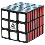 WitEden 3x3x10 I Magic Cube Black