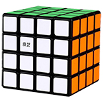 QiYi QiYuan W2 4x4x4 Magic Cube Black