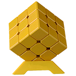 CB Metal Alloy 3x3x3 Magic Cube Golden