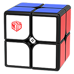 QiYi X-Man Design Flare 2x2x2 Magnetic Speed Cube Black