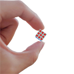 CubeLab 1cm Tiny 3x3x3 Magic Cube Cool Blue