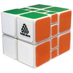WitEden 2x2x3 Camouflage II Magic Cube White