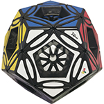 MF8 Crystal Dreidel Multi-dodecahedron Cube Black