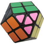 WitEden Rainbow Tetrakaidecahedron Magic Cube Black