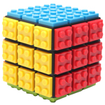 FanXin DIY 3x3x3 Building Blocks Magic Cube Black