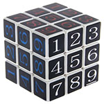 Cubetwist Sudoku 3x3x3 Magic Cube Black-Color Stickered Whit...