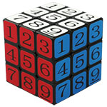 Cubetwist Sudoku 3x3x3 Magic Cube 6-Color Stickered Black