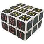 Cubetwist Suduko 2x3x3 Magic Cube Black-Color Stickered White
