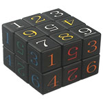 Cubetwist Sudoku 2x3x3 Magic Cube Black-Color Stickered Black