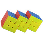 CubeTwist Triple Conjoined 3x3 Magic Cube Vesion 2 Stickerle...