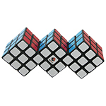 CubeTwist Triple Conjoined 3x3 Magic Cube Vesion 1 Black