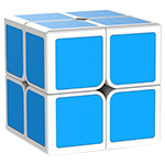 QiYi MoFangGe 2x2 OC Cube Vibrant Fresh Blue