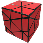 Funs Puzzle GhostZ Magic Cube Black with Red Stickers