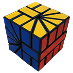 JuMo SQ-2 Shift Cube 6-Color Stickered with Black Body