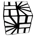 JuMo SQ-2 Shift Cube Silvery Stickered with Black Body