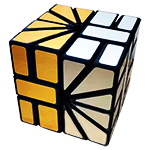 JuMo SQ-2 Shift Cube Silvery-Golden Stickered with Black Bod...
