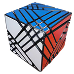 JuMo 5x5x5 Ghost Magic Cube Black Body with 6-Color Stickers