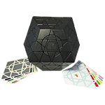 MF8 Crazy Rhomdo Plus (Dode-Trapezo-Rhombus) Cube Black