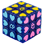 FanXin Heart 3x3x3 Magic Cube Transparent Blue