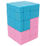 CubeTwist 3x3x5 Mirror Block Pink Blue Mixed Color