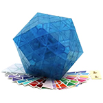 MF8 & OSKAR Icosahedron Version V Magic Cube Transparent Blu...