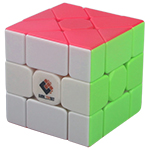 CubeTwist Fisher + 3x3 Mixed Cube Version 2 Stickerless